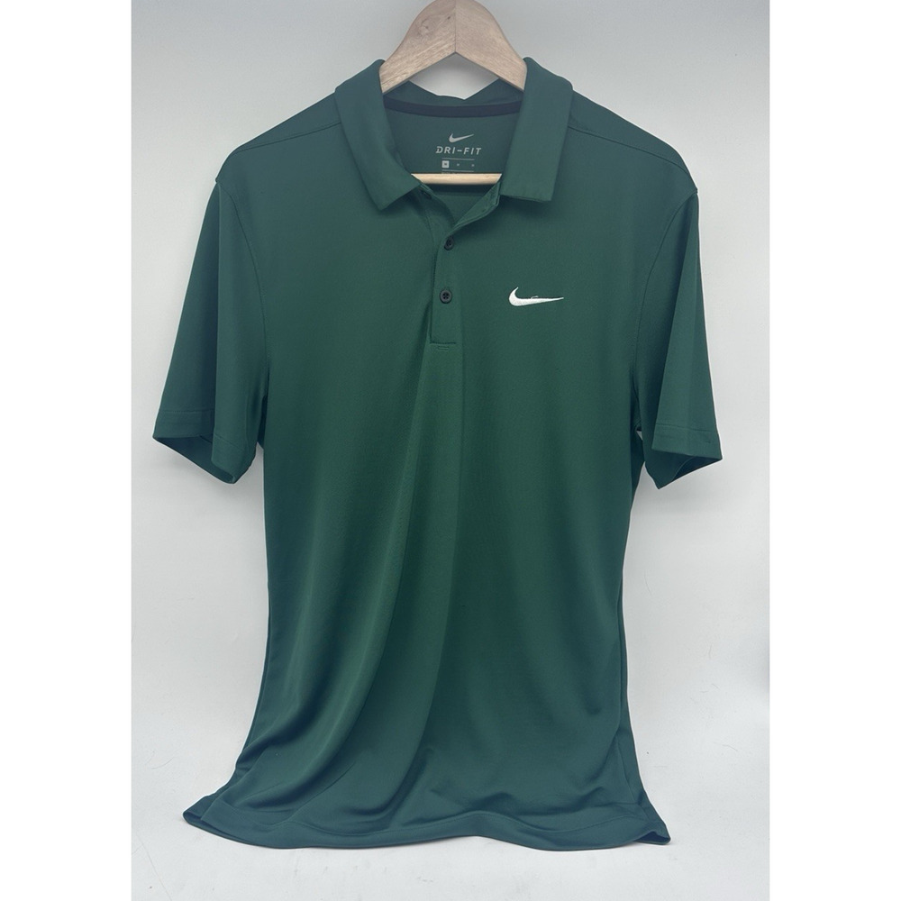 DRI-FIT Nike Polo Sport Mens Shirt Medium Green